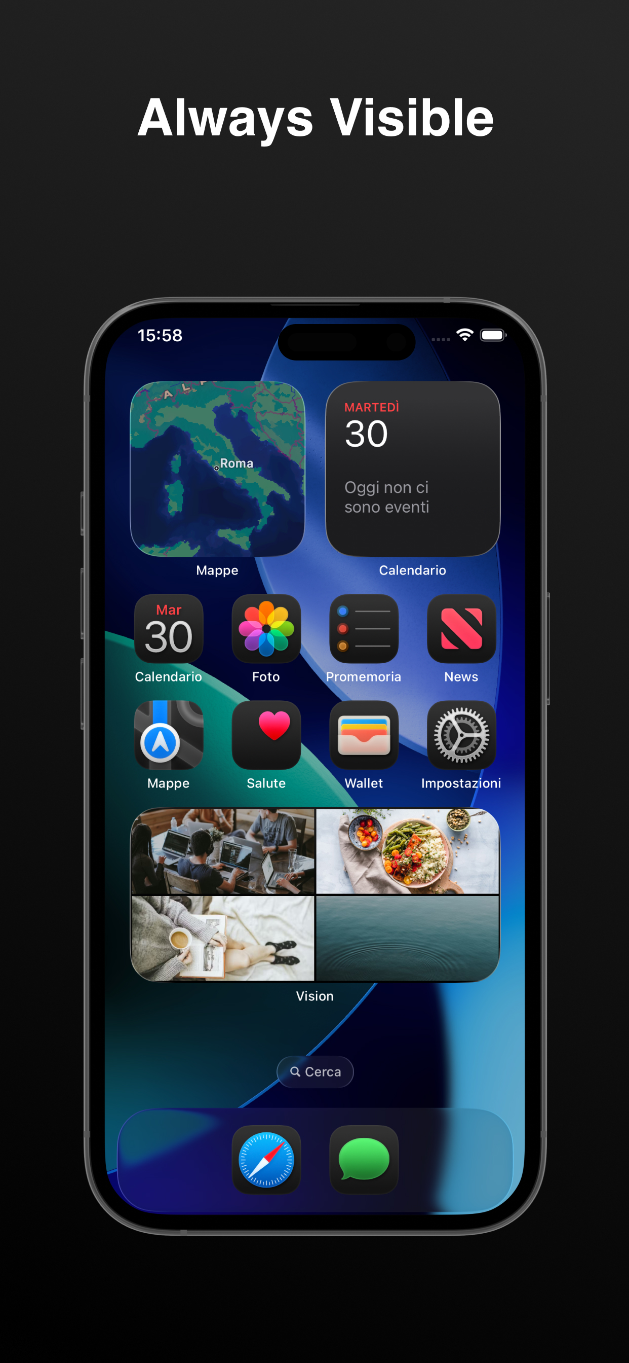 Vision board customization